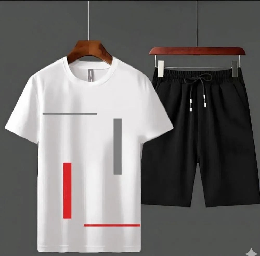 Round Neck Half Sleeves Casual Tracksuit Amazing And Trendy T Shirt And Shorts for men n boys Gym Part Shirt And Jogging Track Suit